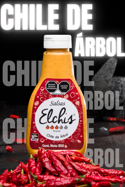 Salsa Elchis Chile de Árbol